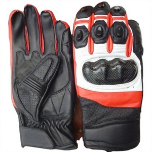 Gants de course de moto en cuir de vachette véritable de nouveau style à bas prix USA avec logo personnalisé de qualité supérieure - Product Image 1