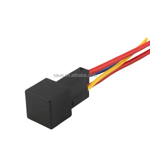 Hot Selling Automotive universal wide pin 80A relay with wire socket automotive relay wire harness socket combination
