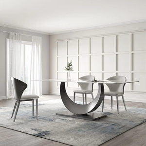 Ensemble de meubles de salle à manger moderne, mesa de comedor, esstisch réglable, table à manger pliante en bois, armoire extensible, table à manger pliable - Product Image 5