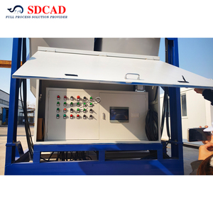 <span class=keywords><strong>Mini</strong></span> 100m3/H Elektrische Mobiele Betonbatchinstallatie Met Plc Motor En Versnellingsbak Draagbare Cementmengfabriek Voor De Bouw - Product Image 4