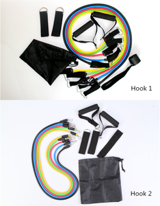 Ensemble de bandes de résistance pour entraînement à domicile, yoga, fitness, avec poignées, très vendu - Product Image 6