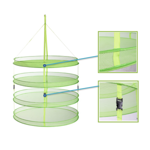מודרני 4-8 שכבות מתא מסגרת מתכת מתקפל עם כיסוי ברור עבור אוהל לגדל אוהל קל הרכבה קל צמח ייבוש צמחים עבור צמחים - Product Image 1