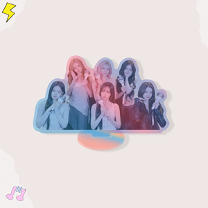 Standee in Acrilico Olografico Trasparente Laser KPOP Idol Stray Kids IVE ITZY TWICE Bangtan Boys Katseye - Product Image 5