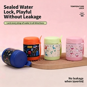 C372 <span class=keywords><strong>2025</strong></span> nóng bán thép không gỉ thực phẩm nhiệt Jar xách tay mini nấu ăn Phích chân không cách nhiệt ăn trưa <span class=keywords><strong>container</strong></span> với muỗng - Product Image 3