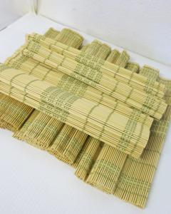 Manteles Individuales de Bambú Tejidos Estilo Tiki Tropical, Hechos a Mano, Estilo Vintage, Proveedor de Vietnam - Product Image 1