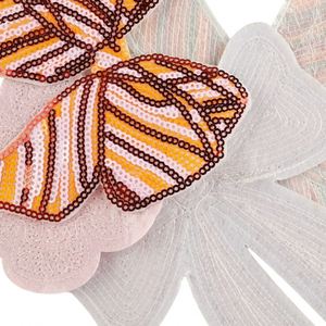 Hot Selling Medium Size Iron on Trendy Brand <b>T</b>-<b>Shirt</b> Clothing Accessories <b>Sequin</b> Embroidery Bowknot Patches - Product Image 2