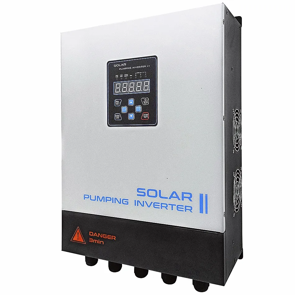 Güneş enerjili pompa invertörü tek fazlı 3 fazlı 1.5kw ila 50kw sabit basınç VFD takviye pompası güneş pompa sistemi