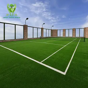 Quảng Châu nhà máy Bán buôn giá rẻ giá ngoài trời thực tế không thấm nước sân tennis PE tổng hợp Turf cỏ - Product Image 1
