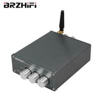 BRZHIFI Chine Usine Stéréo Puissance Amplificateur Numérique Audio HIFI 2.0 Puissance De Sortie 100W * 2 Gris Maison Portable Amp