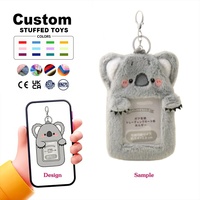 Sac à dos en peluche JINRUNAN avec rembourrage en coton PP, design Kawaii personnalisable, unisexe, pour les 14 ans et plus, taille 11-30 cm