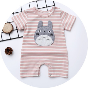 Monos de talla grande con diseño de cinturón en el hombro, venta al por mayor, pelele de verano con pompones para bebé - Product Image 4