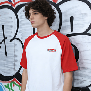 T-shirts pour hommes à manches courtes, col rond, imprimés, style streetwear, respirants, en coton 100% tricoté, poids lourd 250 g/m² - Product Image 5