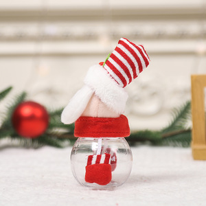 Xmas Snowman Santa Claus Candy Jar Party Prop Candy Storage <b>Box</b> Children's Holiday Gift - Product Image 4