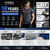Fábrica de Camisetas OEM, Camisetas Deportivas de Tallas Grandes, Ropa Deportiva Activa, Logotipo Personalizado, Secado Rápido, Transpirable, para Gimnasio, Entrenamiento