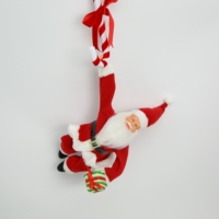 Jouet de Noël Électrique Père Noël Animé, Alimenté par Piles, en Plastique, Musical, Décoration Intérieure Classique