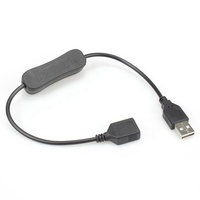 Cable DE DATOS USB 2,0 de PVC estándar con interruptor para PC