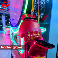 Machine d'arcade de boxe commerciale 2-en-1 (punch et kick) avec structure en métal/acier pour bars et centres de divertissement familial