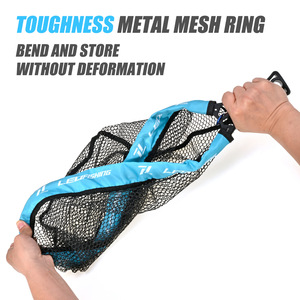 Weihe Lưới Đánh Cá Gấp cá hạ cánh <span class=keywords><strong>Net</strong></span> xử lý linh hoạt câu cá bắt công cụ thiết bị nhiệm vụ nặng nề cho tôm cá hồi cua - Product Image 4