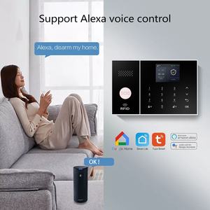 Domotique intelligente Application mobile contrôle LCD double réseau Tuya Wifi <span class=keywords><strong>GSM</strong></span> <span class=keywords><strong>GPRS</strong></span> Systèmes d'alarme de sécurité domestique sans fil - Product Image 4