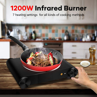 Poêle à infrarouge multifonctionnelle pour la cuisine en verre Cuisinière électrique en céramique Brûleur Table de cuisson Radiant Cooker Induction Cooking Heating
