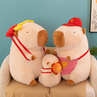Peluche Kapibara la plus vendue, poupée pour machine à pinces, figurine décorative, coussin cadeau, porte-clés en peluche