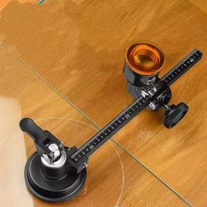 Couteau à compas industriel de 200 mm de longueur, angle de coupe de 360° pour la découpe du verre et des carreaux de céramique - Product Image 5