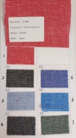 Tissu en toile de lin et coton durable 150 GSM 145 SM pour sacs et accessoires, tissage robuste, vente en gros, MOQ 2M