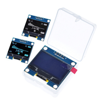 Módulo de Pantalla OLED IIC GND de Alta Calidad de 1.3 Pulgadas con Amplio Ángulo de Visión, Controlador IC SH1106 12864, Interfaz LCD IIC I2C con Caja