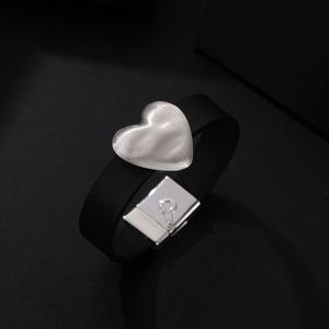 Cord <b>Leather</b> <b>Bracelet</b> Verified Manufacturer Wholesalers Nickel-free Vacuum Plating Holiday Gift for Women Detailed Clasp Test - Product Image 4
