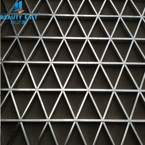 Projet de cinéma Noir Couleur Métal Aluminium Cellule Ouverte Grille Plafond Bureau Hall Matériau de Construction Grille En Aluminium Plafond - Product Image 3