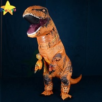 Funtoys Gonflable Dinosaure Dragon Mascotte Costume Fursuit Macotte Carnaval Noël Halloween pour Adulte