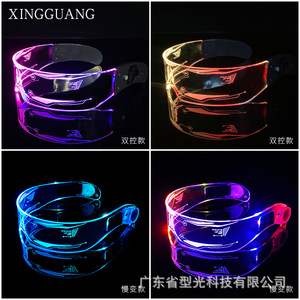 Gafas Luminosas LED de Tecnología Transfronteriza, Multicolor, Forma Irregular, para Fiestas, Clubes, Festivales de Música Electrónica - Product Image 5