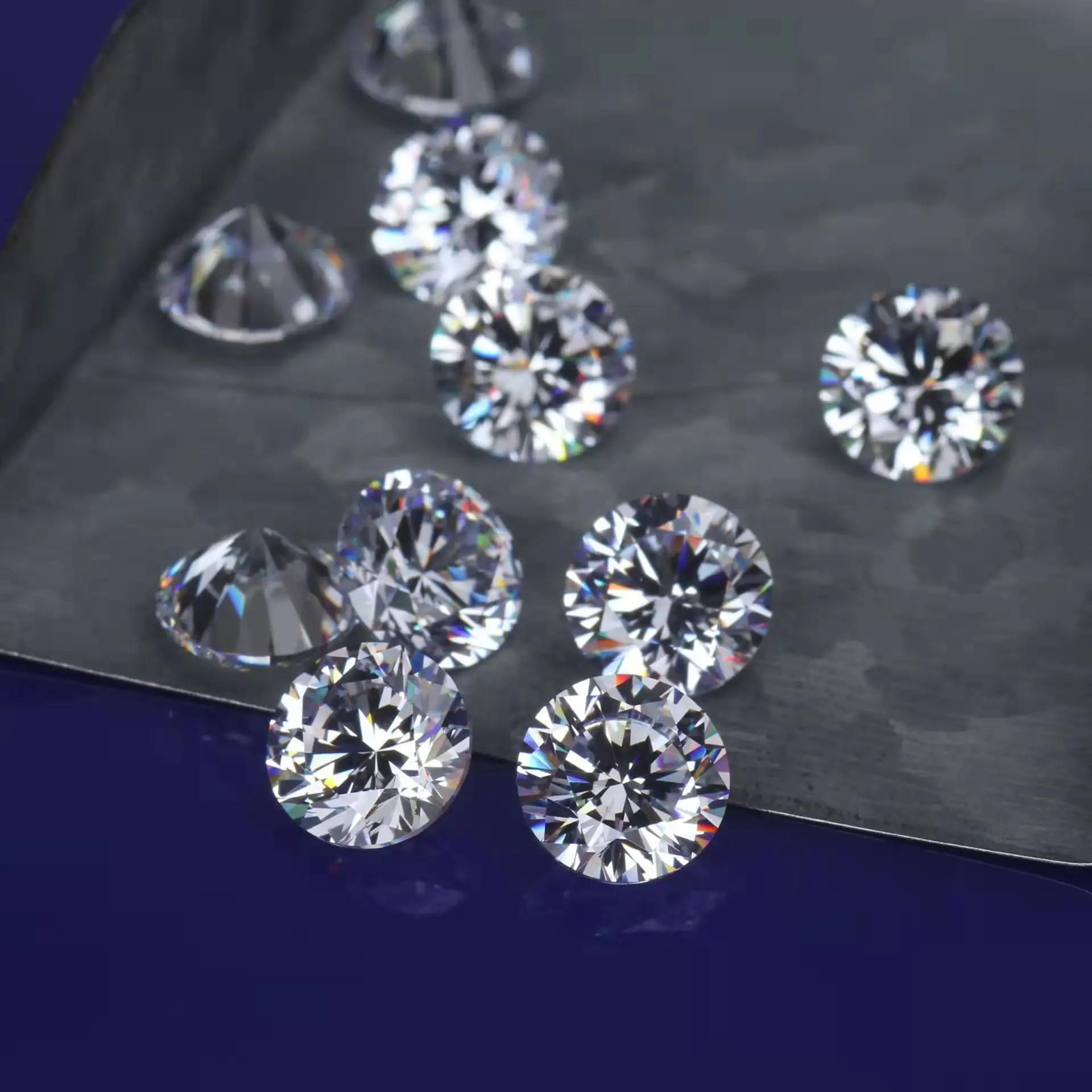 Gra Moissanite Diamond Losse Aangepast Voor Sieraden Accepteren Odm/Oem 2021 Nieuwe Ontwerp Cut Bulk Verkoop