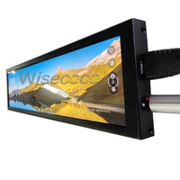 8.8 inç taşınabilir monitör 1920*480 60hz ahududu Pi uyumlu PC IPS streç çubuğu LCD monitör siyah masaüstü Tv tamir