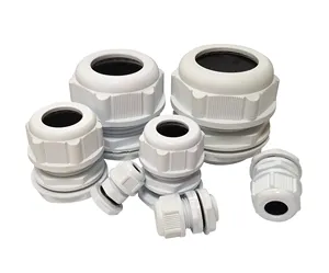 SVLEC IP68 Strain Relief Nylon Cord Grip Waterproof NPT Cable Glands Adjustable UL Listed and RoHS Compliant (white)