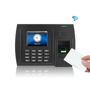 Sistema biometrico di presenze con impronte digitali e tempo e presenze della scheda RFID con porta WIFI/TCP/IP/USB