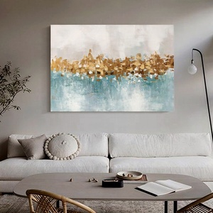 Décoration murale en acrylique, toile d'art abstraite, peinture à l'huile, décoration de salon, vente en gros - Product Image 4