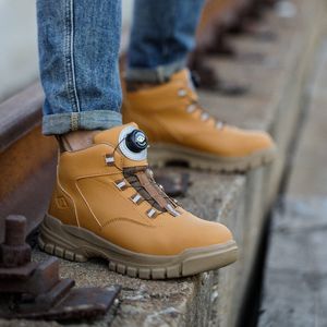 เครื่องฉีดแมงมุมกษัตริย์ก่อสร้างคุณภาพสูงผู้ชายทนสารเคมีรองเท้านิรภัยด้วยนิ้วเท้าเหล็ก - Product Image 5