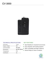 Contrôleur principal de capteur de vision Keyence CV-3000 d'occasion, double entrée caméra, Ethernet intégré, automatisation industrielle