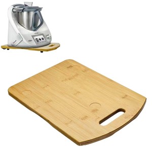 Plateau coulissant de haute qualité en bois pour appareil de cuisine avec roulettes à roulement fluide pour <span class=keywords><strong>Thermomix</strong></span> TM6 <span class=keywords><strong>TM5</strong></span> - Product Image 2