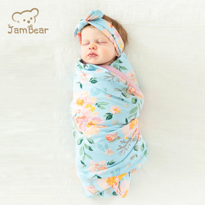 Bata de maternidad de bambú orgánico y Manta envolvente para bebé a juego, pijama, bata de trabajo y entrega, bata a juego para mamá y bebé - Product Image 6