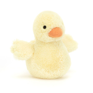 Precio de Fábrica Peluche de Pato Esponjoso, Juguete de Peluche Suave con Pelo Peludo, Patito Amarillo de Peluche, Relleno para Cesta de Pascua, Regalo para Guardería - Product Image 1