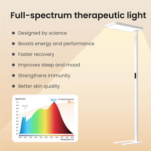 Dispositivo de Terapia de Luz LED Portátil de Aluminio de 10,000 Lux, Diseño Moderno, Sin Parpadeos, para el Trastorno Afectivo Estacional, Bienestar en la Oficina, Alto CRI >95, 3 Años - Product Image 3