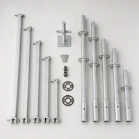 Système d'échafaudage en acier Ringlock, plateformes de construction galvanisées haute résistance pour tours d'échafaudage Ring Lock