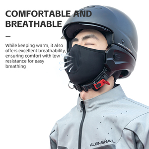 <span class=keywords><strong>ROCKBROS</strong></span> <span class=keywords><strong>Cagoule</strong></span> personnalisée avec lunettes d'hiver polaire masque de ski intégral cache-cou <span class=keywords><strong>cagoule</strong></span> à capuche - Product Image 5