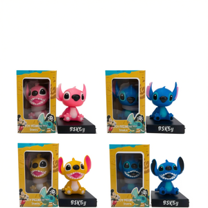 Statuetta Funko di Stitch, Personaggio Anime in Plastica da Collezione, Regalo Unisex per Bambini 7-12 Anni, Animazione Giapponese - Product Image 1