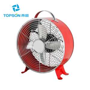 <span class=keywords><strong>8</strong></span> بوصة صغيرة صغيرة سطح المكتب الملونة ريترو معدن مروحة على مدار الساعة مع شهادة CE Rohs - Product Image 2