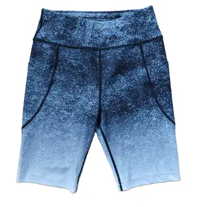 Pantalones cortos deportivos de compresión acolchados con sublimación personalizados populares alletic MMA blank Vale Tudo para hombres y mujeres