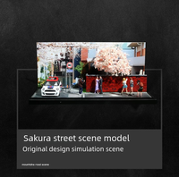 1: 64 Sakura sokak modeli profesyonel ekran