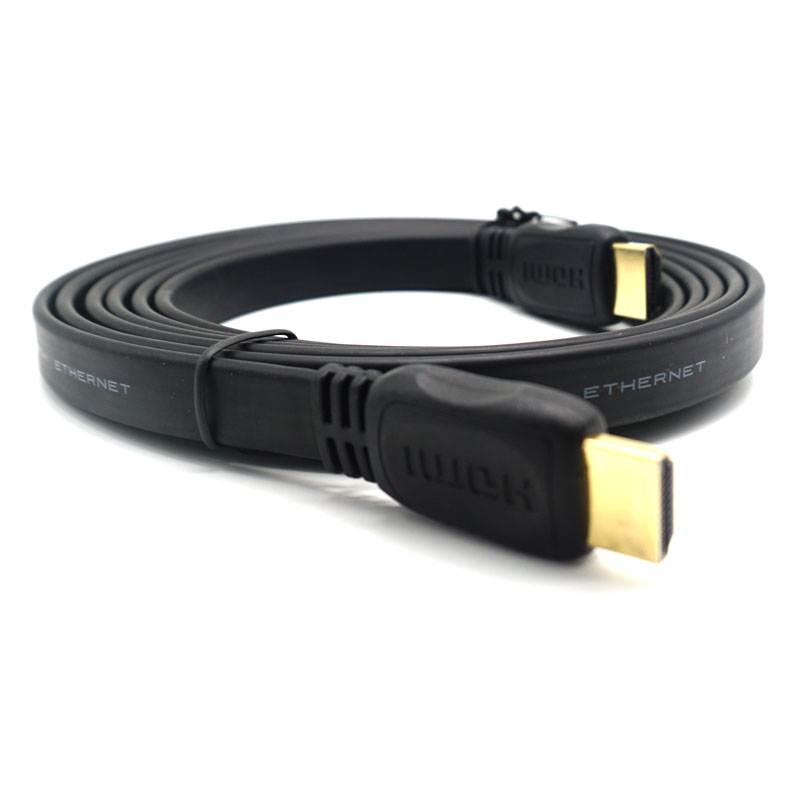 2.0v 60hz High Speed ethernet male to male flat kable hdmi cable 4k hdmi flat cable